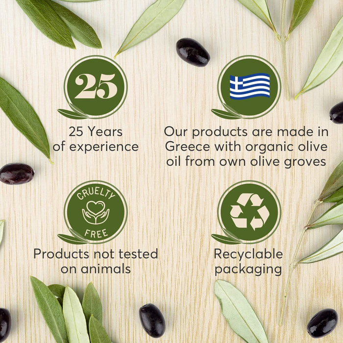 Aphrodite Olive Oil Argan Soap, Set of 3. Perfect for Sensitive Skin