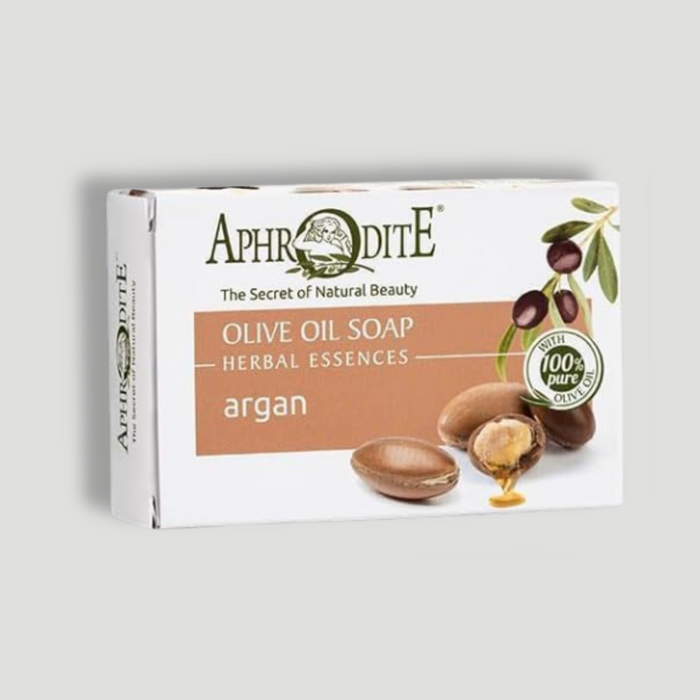 Aphrodite Olive Oil Argan Soap, Set of 3. Perfect for Sensitive Skin